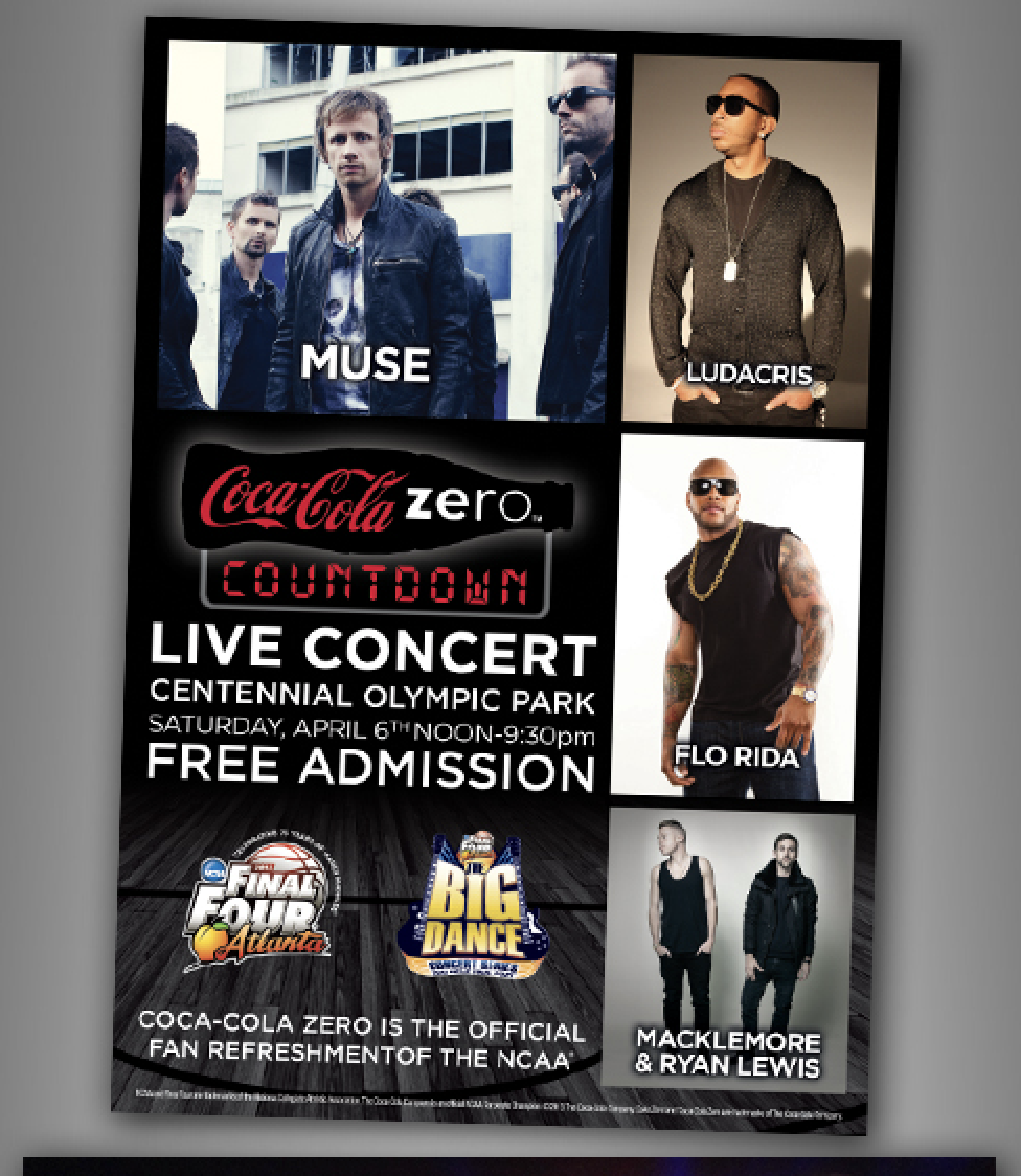Coca-Cola / NCAA / Muse project artwork